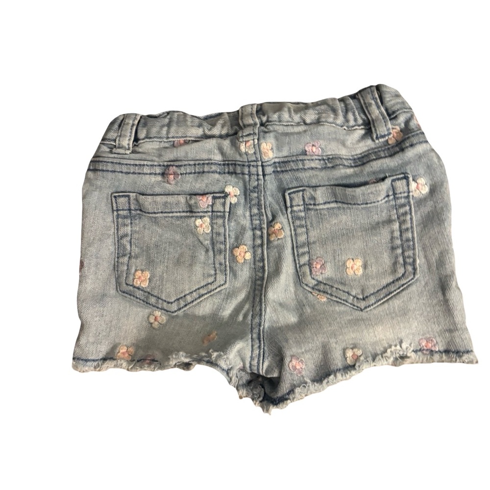 Cat & Jack Girls' Denim Shorts Set - Light Wash & Dark Wash Bundle Size 2-3 - Picture 3 of 16